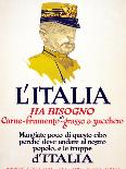 Italy Has Need of Meat, Wheat, Fat, and Sugar, 1917-George Illian-Framed Premier Image Canvas