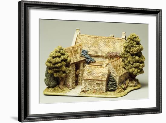 George Inn, Miniature, Ceramic, Lilliput Lane Manufacture, Carlisle, Cumbria, England-null-Framed Giclee Print