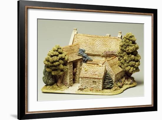 George Inn, Miniature, Ceramic, Lilliput Lane Manufacture, Carlisle, Cumbria, England-null-Framed Giclee Print