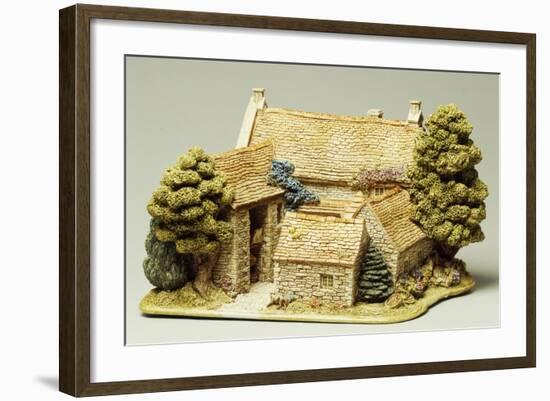 George Inn, Miniature, Ceramic, Lilliput Lane Manufacture, Carlisle, Cumbria, England-null-Framed Giclee Print