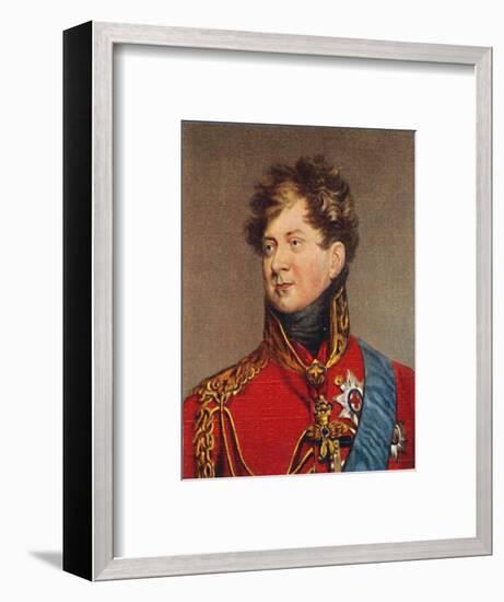 'George IV', 1935-Unknown-Framed Giclee Print