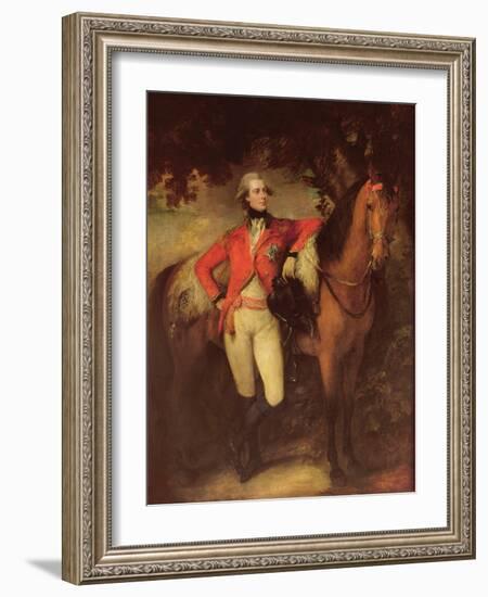 George Iv, as Prince of Wales, 1782-Thomas Gainsborough-Framed Giclee Print