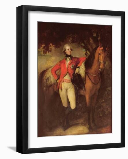 George Iv, as Prince of Wales, 1782-Thomas Gainsborough-Framed Giclee Print