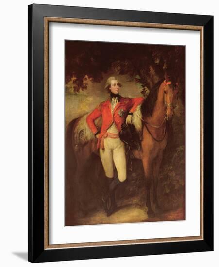 George Iv, as Prince of Wales, 1782-Thomas Gainsborough-Framed Giclee Print