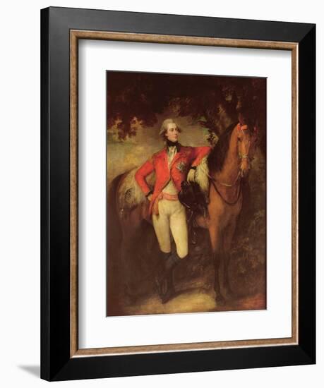 George Iv, as Prince of Wales, 1782-Thomas Gainsborough-Framed Giclee Print