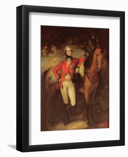 George Iv, as Prince of Wales, 1782-Thomas Gainsborough-Framed Giclee Print