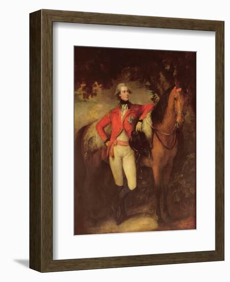 George Iv, as Prince of Wales, 1782-Thomas Gainsborough-Framed Premium Giclee Print