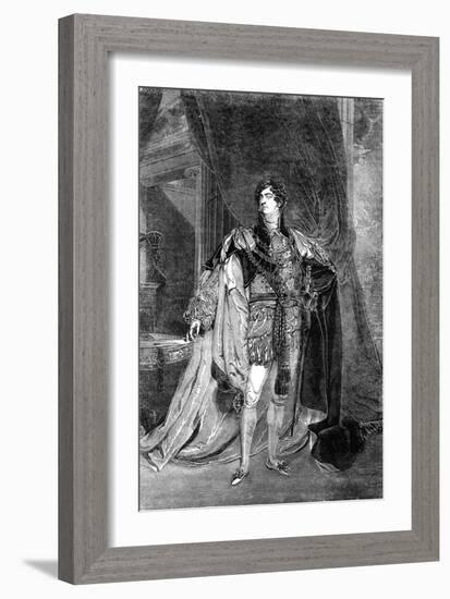 George IV, King of the United Kingdom of Great Britain and Ireland-Thomas Lawrence-Framed Giclee Print