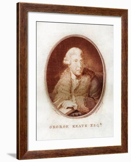 George Keate, Author, Painter and Friend of Voltaire, 1781-John Keyse Sherwin-Framed Giclee Print