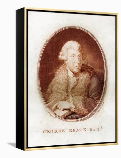 George Keate, Author, Painter and Friend of Voltaire, 1781-John Keyse Sherwin-Framed Premier Image Canvas