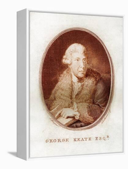 George Keate, Author, Painter and Friend of Voltaire, 1781-John Keyse Sherwin-Framed Premier Image Canvas