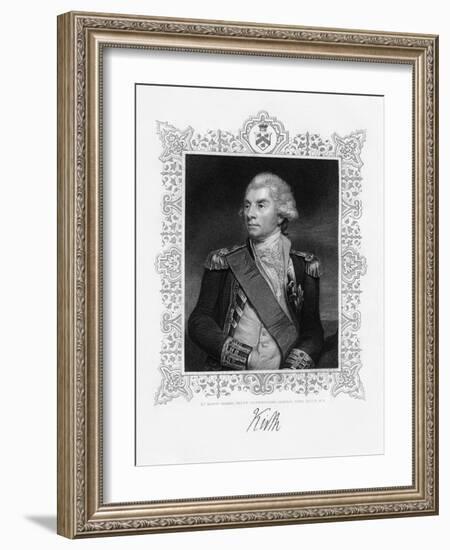 George Keith Elphinstone, 1st Viscount Keith, British Admiral, 19th Century-W Holl-Framed Giclee Print