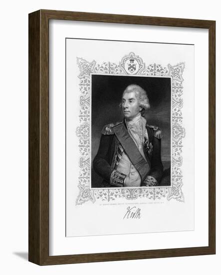 George Keith Elphinstone, 1st Viscount Keith, British Admiral, 19th Century-W Holl-Framed Giclee Print