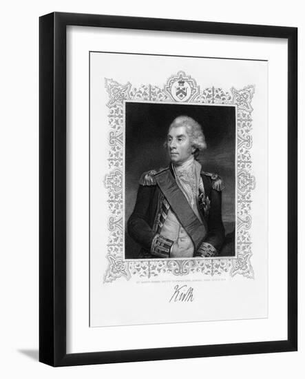 George Keith Elphinstone, 1st Viscount Keith, British Admiral, 19th Century-W Holl-Framed Giclee Print