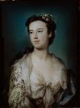 Portrait of Lady Charlotte Boyle-George Knapton-Framed Giclee Print