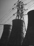 Mammoth Water Condensers at a Power Plant-George Lacks-Framed Premier Image Canvas