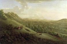 A View of Boxhill, Surrey, with Dorking in the Distance, 1733-George Lambert-Framed Giclee Print
