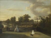 View of Chiswick Villa from the Lawn, C.1735-George Lambert-Framed Giclee Print