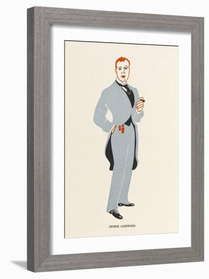 George Lashwood English Music Hall Entertainer-Elizabeth Pyke-Framed Art Print