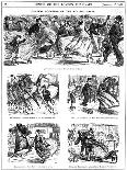 General Adoption of the Rolling Skate, 1866-George Louis Palmella Busson Du Maurier-Framed Giclee Print