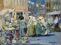 Spring Morning, Houston and Division Streets, New York-George Luks-Giclee Print