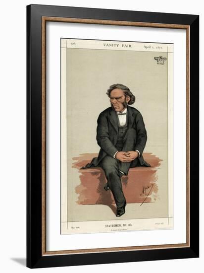 George Lyttelton-Carlo Pellegrini-Framed Art Print