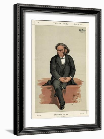 George Lyttelton-Carlo Pellegrini-Framed Art Print