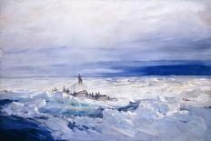 The Endurance Crushed in the Ice of the Weddell Sea, October 1915-George Marston-Framed Premier Image Canvas