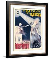 George Méliés’ The X-Rays of Roentgen (Les Rayons Roentgen), 1895-Pacifica Island Art-Framed Giclee Print
