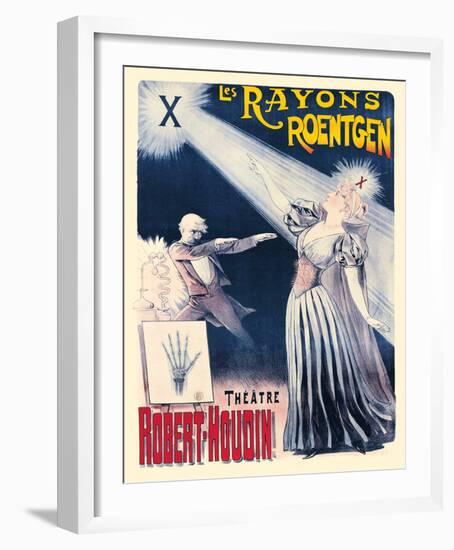 George Méliés’ The X-Rays of Roentgen (Les Rayons Roentgen), 1895-Pacifica Island Art-Framed Giclee Print