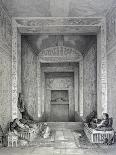 Interior of the Great Temple, Denderah, Egypt, 1843-George Moore-Framed Giclee Print