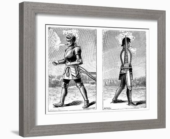 George Moore's Steam Man, 1893-George Moore-Framed Giclee Print