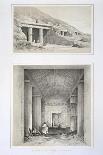 Interior of the Great Temple, Denderah, Egypt, 1843-George Moore-Framed Giclee Print