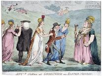 The Doctor and His Friends, Engraved by Issac Cruikshank-George Moutard Woodward-Framed Giclee Print