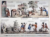 The Road to London or the Countryman and the Quakers, 1812-George Moutard Woodward-Framed Giclee Print