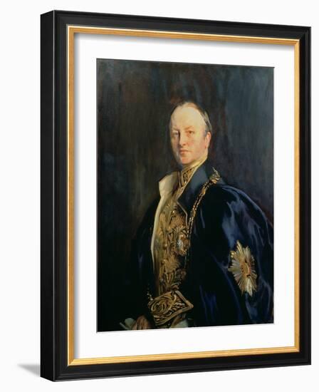 George Nathaniel, Marquis Curzon of Kedleston (1859-1925), 1890s T2-John Singer Sargent-Framed Giclee Print