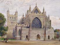 West Front, Exeter Cathedral-George Nattress-Giclee Print