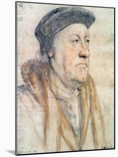 George Nevill, 3rd Baron Bergavenny, C.1532-35 (Pen and Ink, Chalk, Wash and Bodycolour on Paper)-Hans Holbein the Younger-Mounted Giclee Print