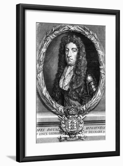 George of Denmark, Prince Consort of Queen Anne of Great Britain-N Parr-Framed Giclee Print