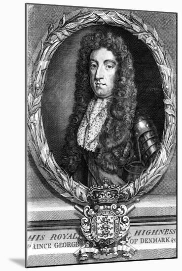 George of Denmark, Prince Consort of Queen Anne of Great Britain-N Parr-Mounted Giclee Print