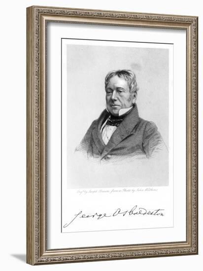 George Osbaldeston-Joseph Brown-Framed Art Print