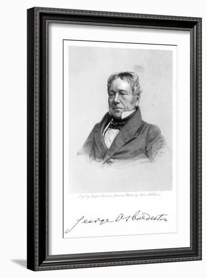 George Osbaldeston-Joseph Brown-Framed Art Print