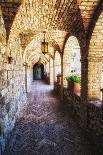 Archways Of A Tuscan Castle In Napa Valley-George Oze-Photographic Print