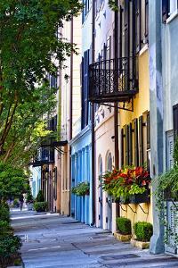 Rainbow Row III Charleston, South Carolina by George Oze