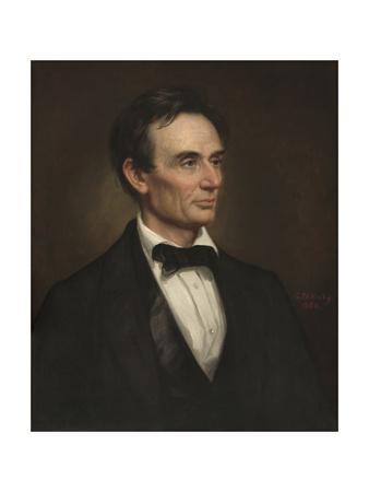 Abraham Lincoln Presidential Portrait Painting 8x10 Real Canvas Fine Art Print