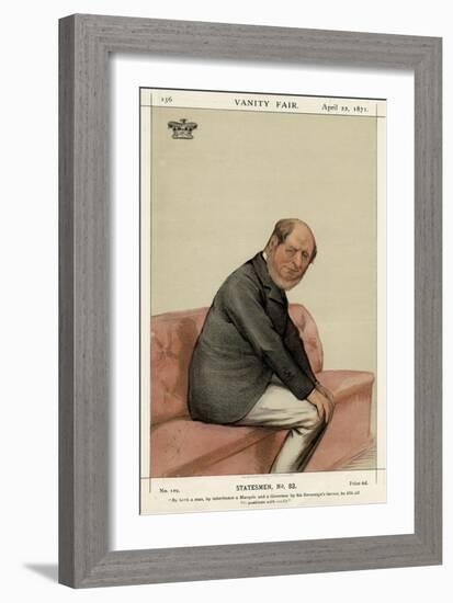 George Phipps, 2nd Marquess of Normanby-Carlo Pellegrini-Framed Art Print