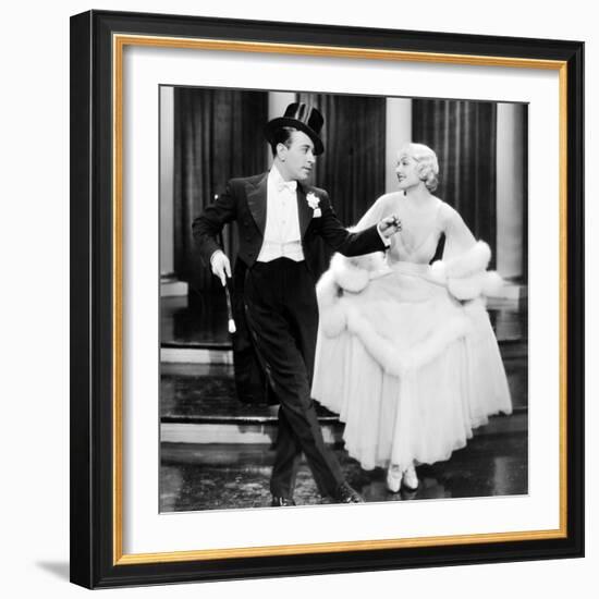 George Raft, Carole Lombard. "Bolero" 1934, Directed by Wesley Ruggles-null-Framed Photographic Print