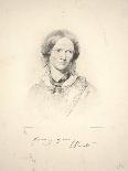 Elizabeth Gaskell, British 19th Century Novelist-George Richmond-Giclee Print