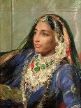 Portrait of Rani Jindan Singh, in an Indian Sari-George Richmond-Giclee Print