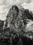 Early Carving on Mount Rushmore-George Rinhart-Photographic Print